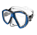 Duo Mask - Duikbril - Volwassenen - Transparant/Blauw