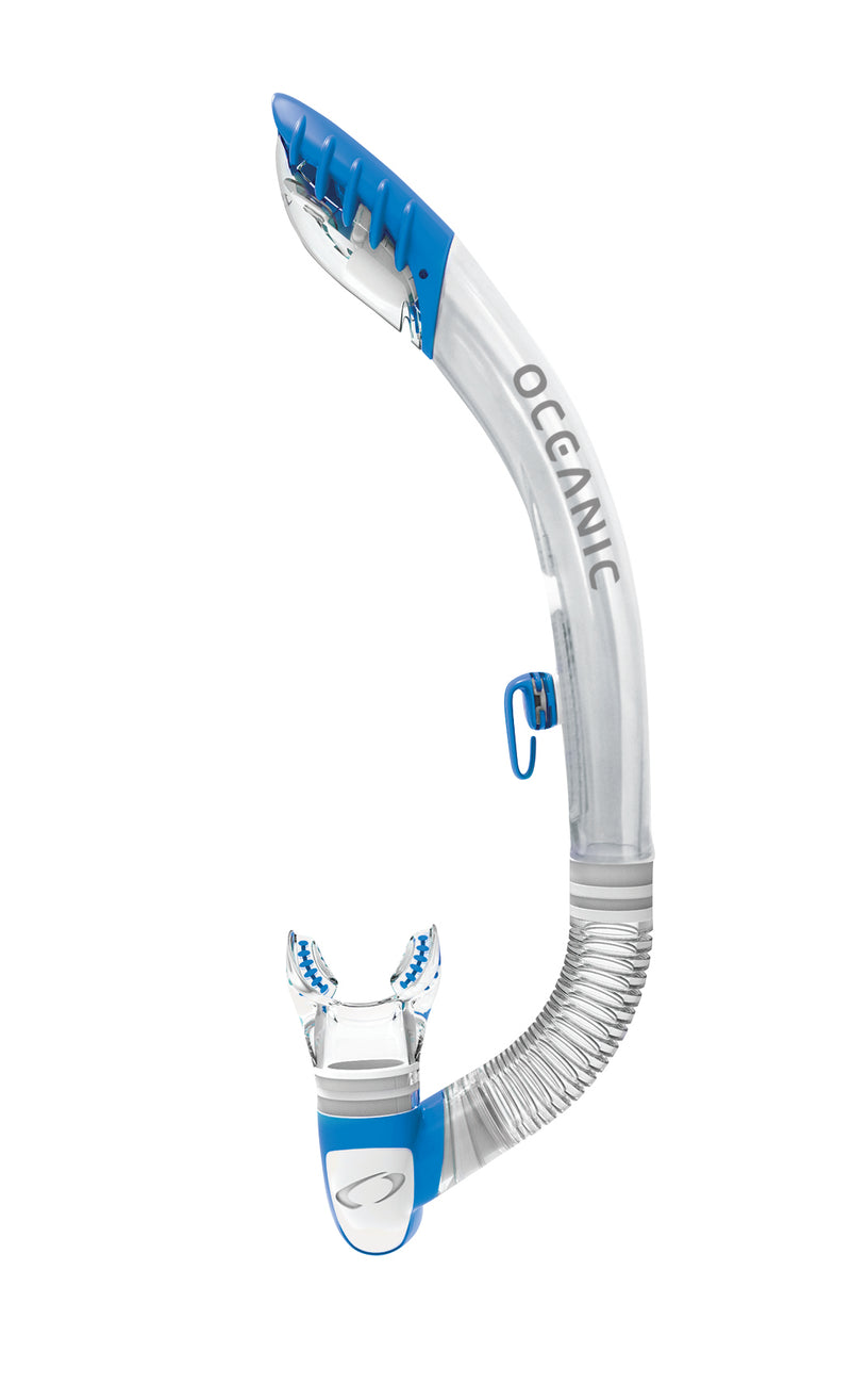 Ultra Dry 2 - Snorkel - Volwassenen - Transparant/Blauw